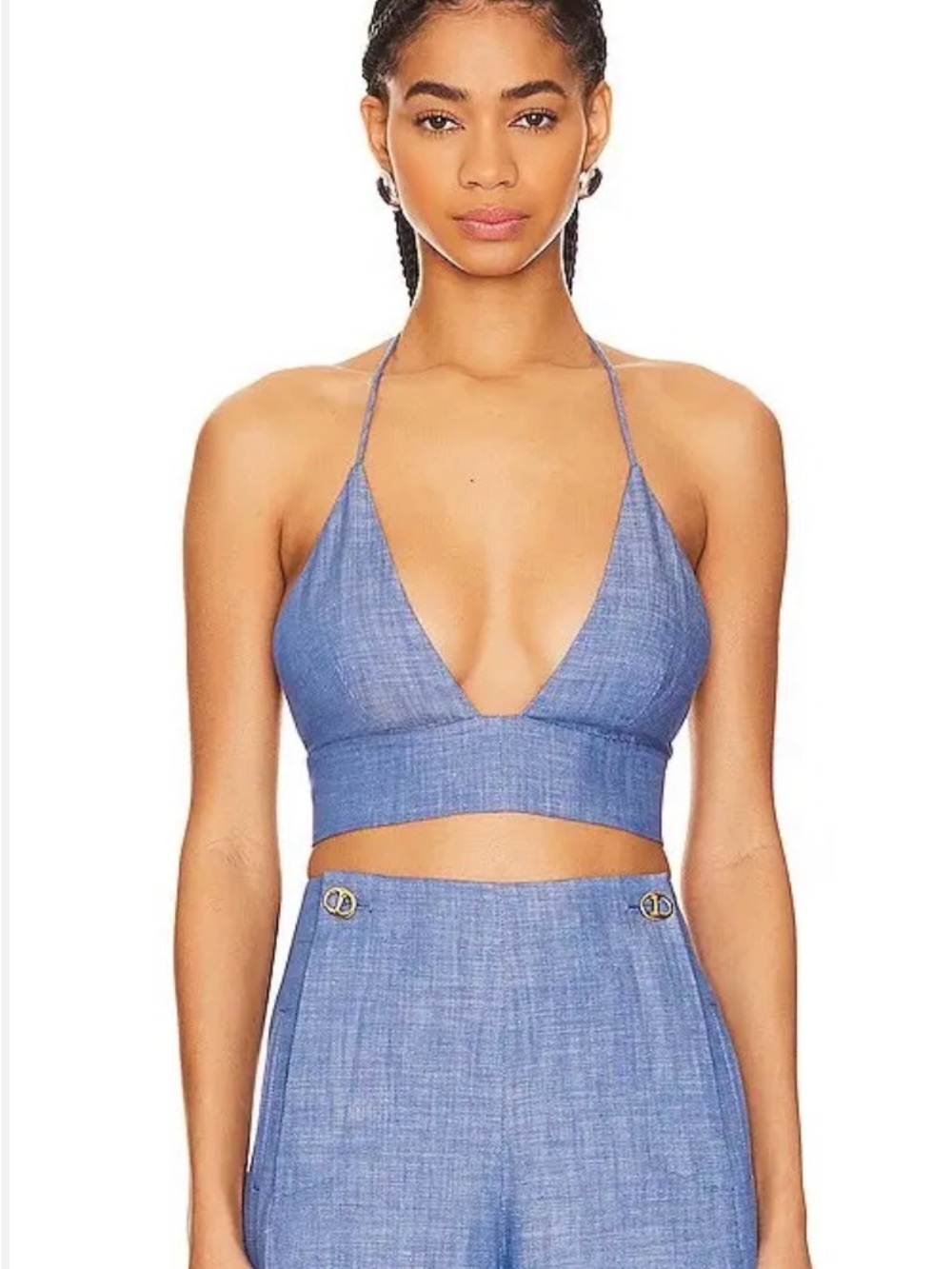 Alexis chambray top